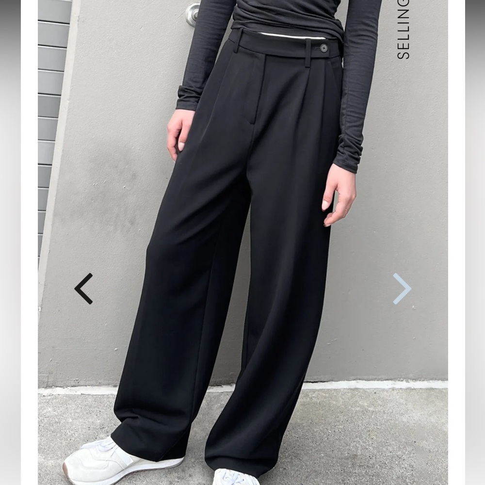 Oak + Fort WIDE LEG TROUSER